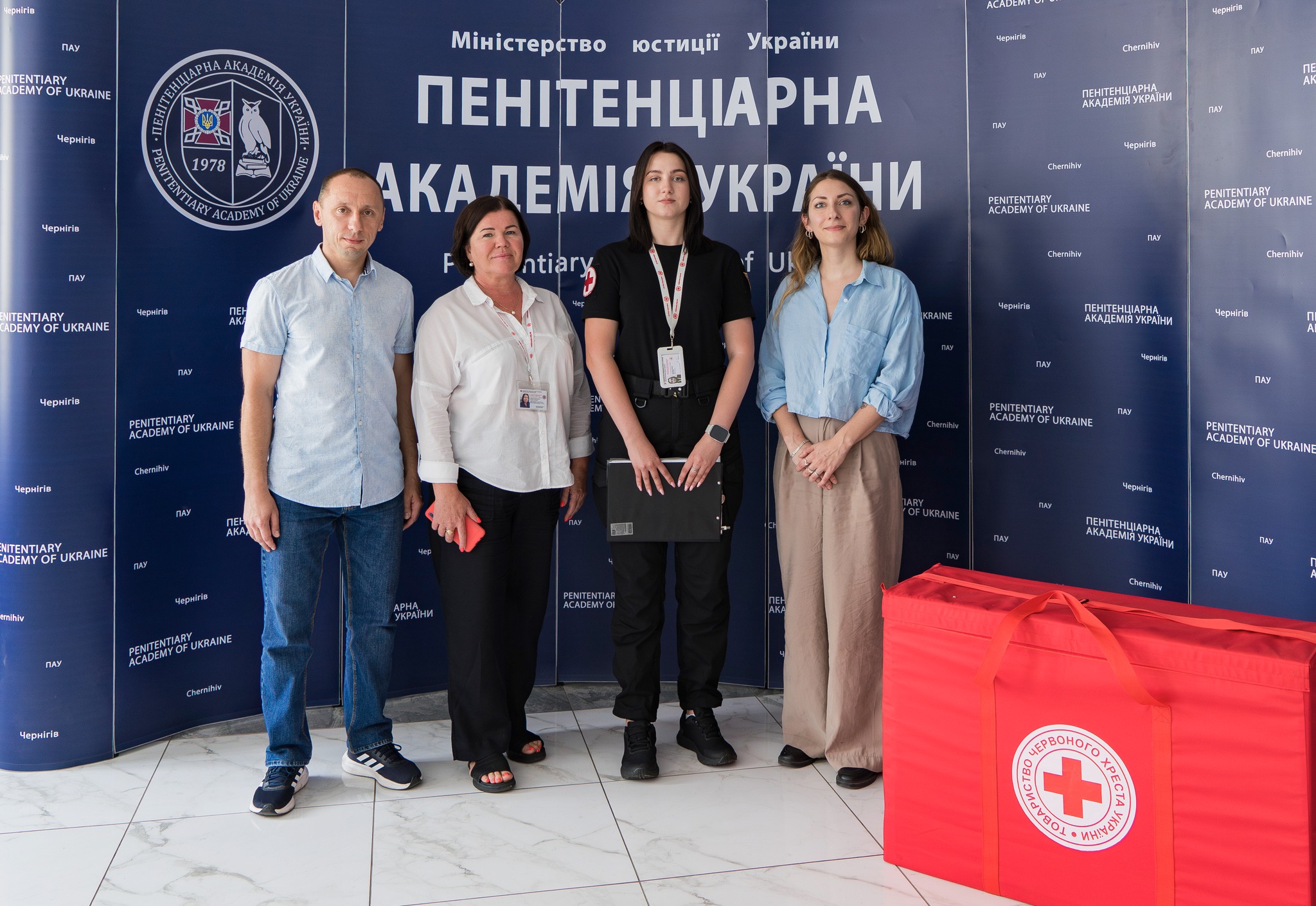 ПАУ отримала навчальні стенди з мінної безпеки від Італійського Червоного Хреста