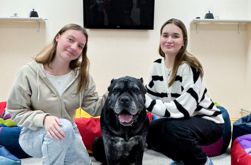 Заняття з каністерапії в Обласному центрі комплексної реабілітації&hellip;